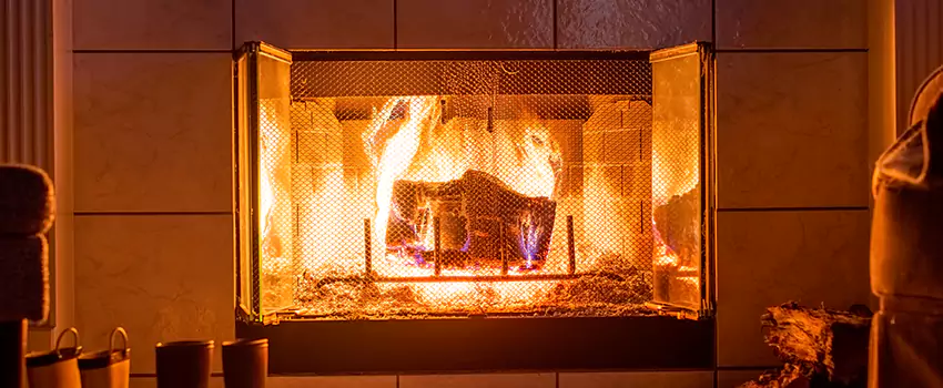 Mendota Hearth Landscape Fireplace Installation in Cherryland, California