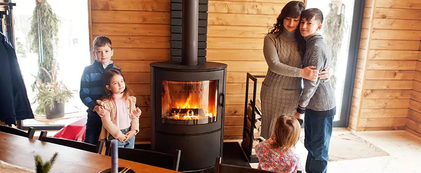 Morso Cast Iron Fireplace Insert Installation in Cherryland, California