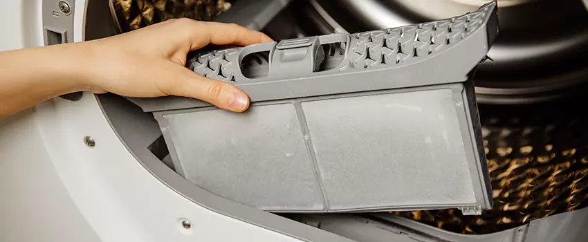 Signs Of A Clogged Dryer Lint Trap in Cherryland, California