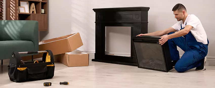 Old Rusted Metal Fireplace Repair And Replacement in Cherryland, CA